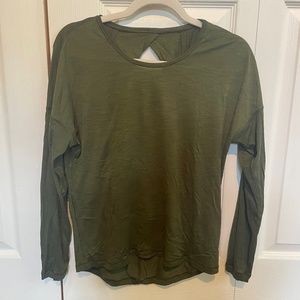 Lululemon open back Long sleeve T